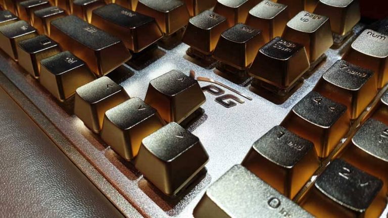 This will probably be the most expensive keyboard: Adata makes XPG game model from 24-carat gold