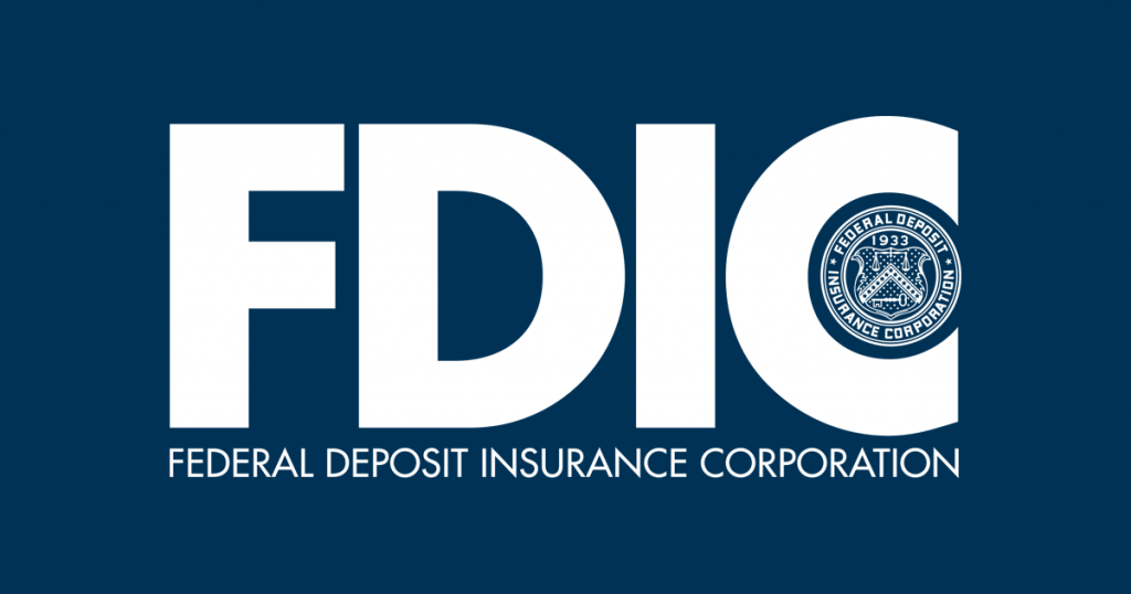 Fiat accounts are insured by FDIC