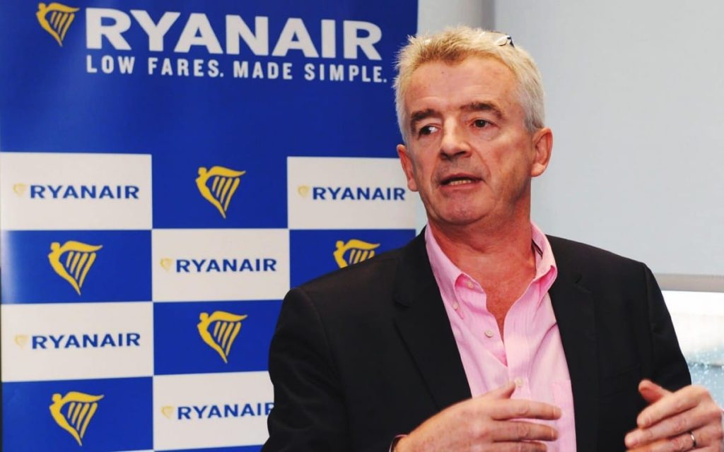 Ryanair's CEO calls Bitcoins a Ponzi Scheme