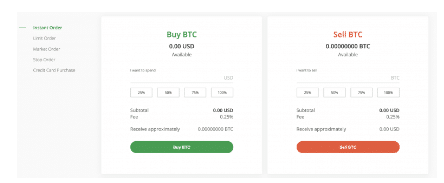 Get a simplified interface to trade Bitcoin