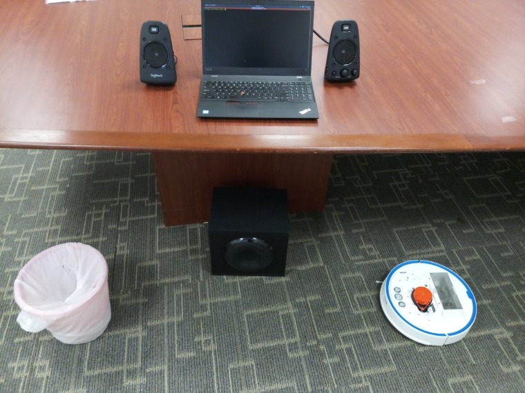 Vacuum robots that use light detection and ranging (LiDAR) technology to navigate rooms and obstacles could be manipulated to record human speech (Photo: Sriram Sami/University of Maryland)