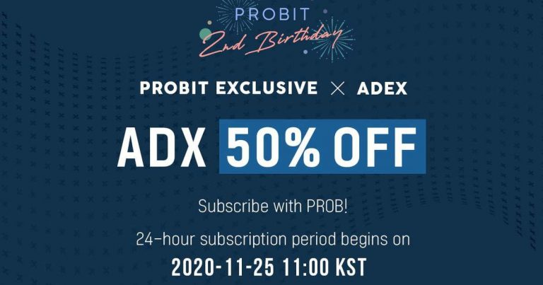 ProBit Exchange Sets the Stage for 4th Exclusive in November Featuring ADEX to Wrap Up Huge 2nd Birthday Celebration Event