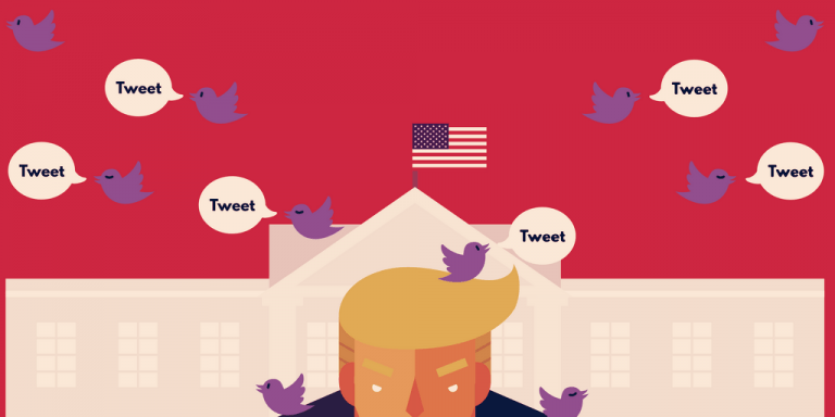 Twitter Labels Trump Tweet as Misleading on Election Day