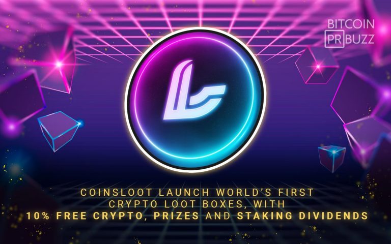 CoinsLoot Launch World’s First Crypto Loot Boxes, with 10% Free Crypto, Prizes and Staking Rewards