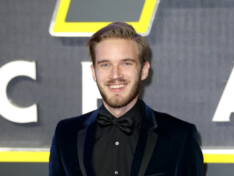 LONDON, ENGLAND - DECEMBER 16: PewDiePie attends the European Premiere of "Star Wars: The Force Awakens" at Leicester Square on December 16, 2015 in London, England. (Photo by Chris Jackson/Getty Images)