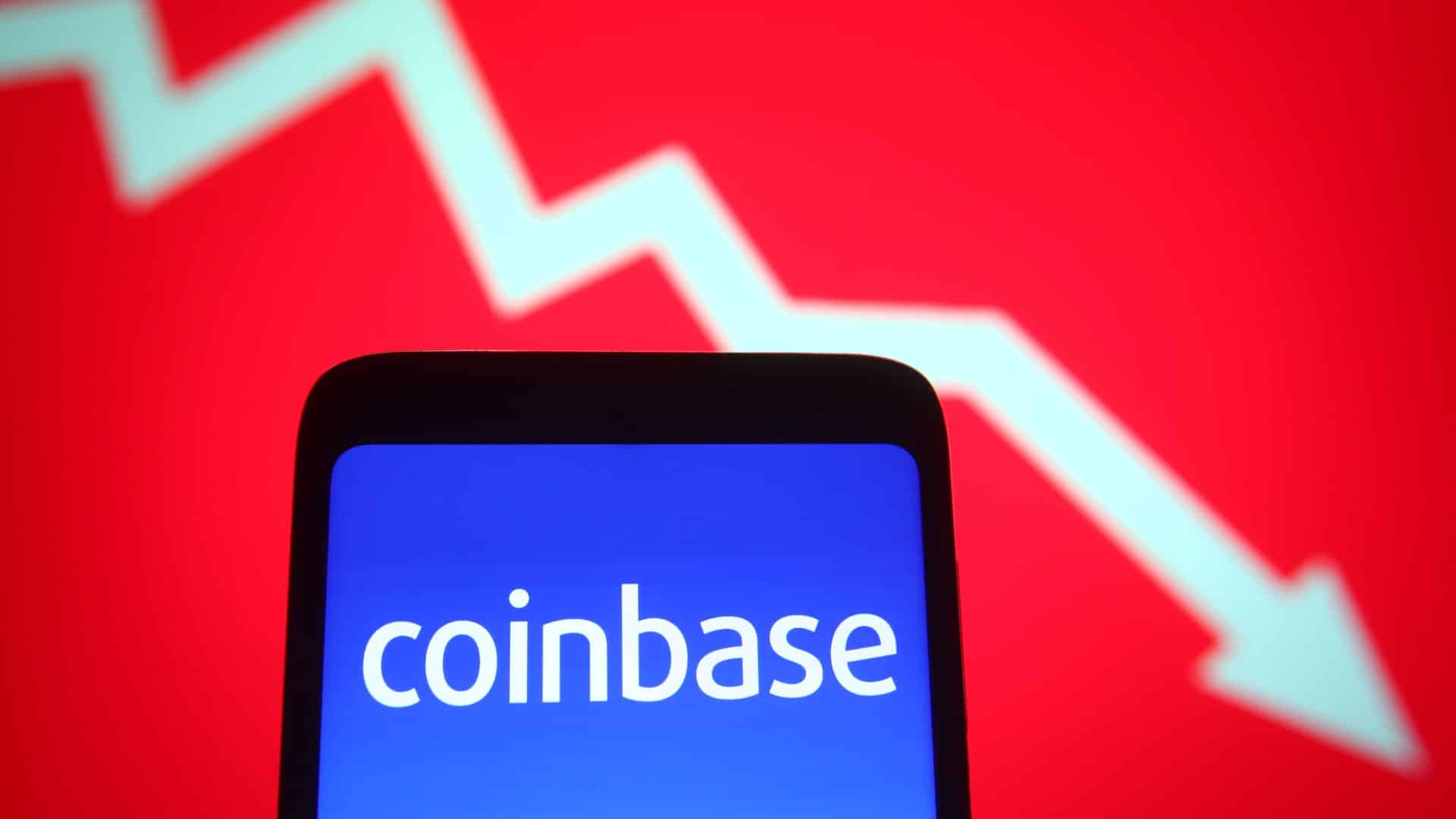 Coinbase shares are down nearly 50% from ATH