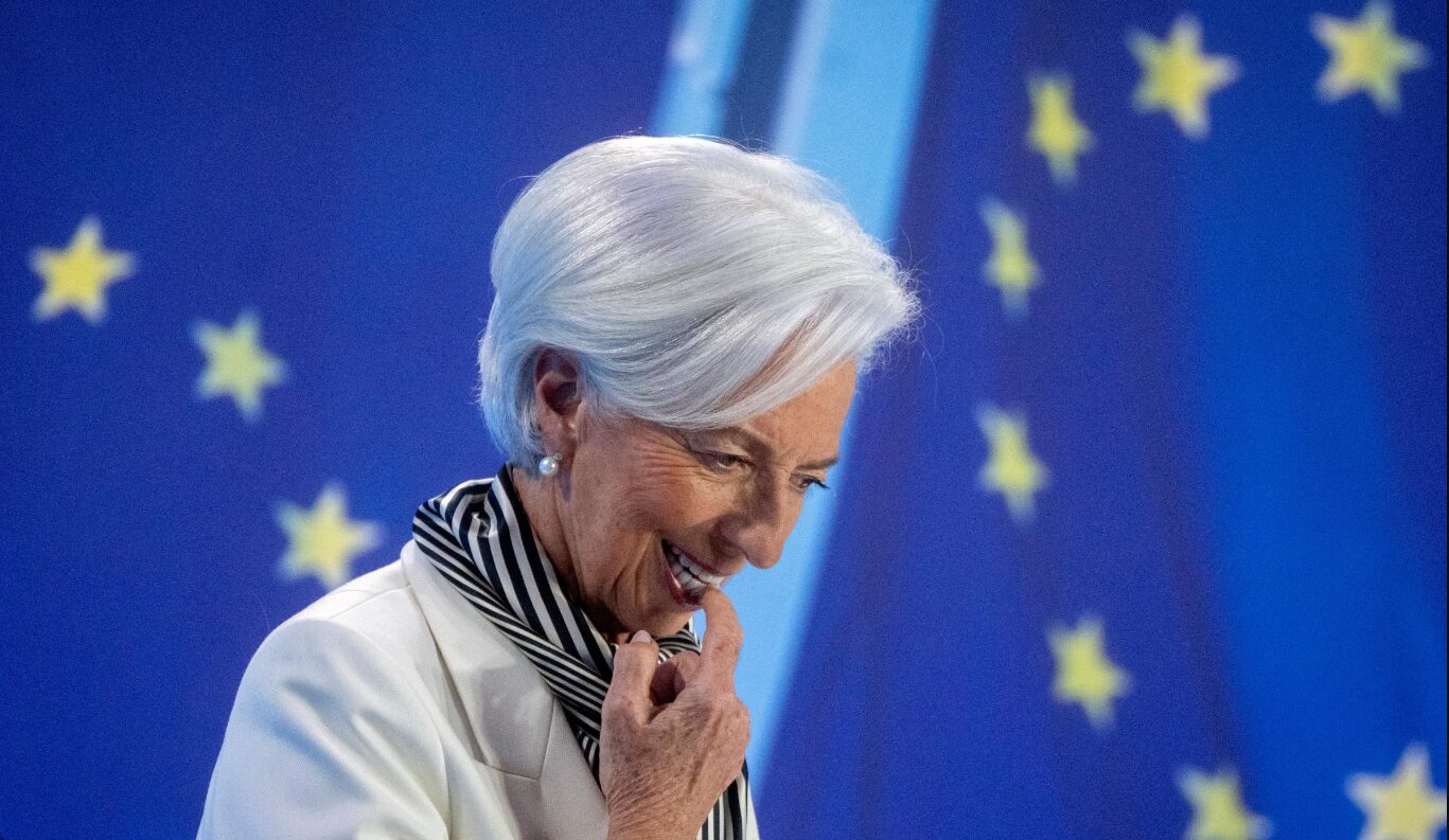 ECB President Christine Lagarde explains the controversial cut in key interest rates