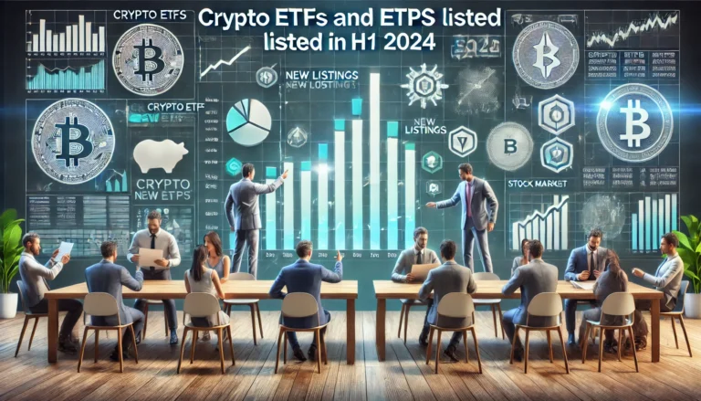 ETFGI data: 37 new crypto ETFs and ETPs listed in the first half of 2024