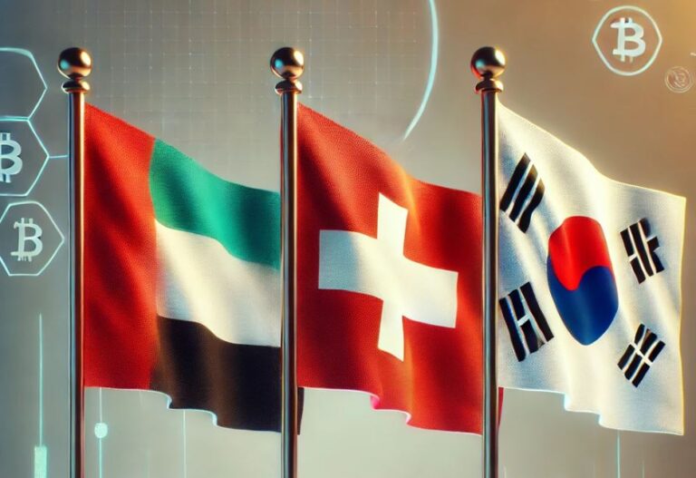 Dubai, Switzerland, and South Korea have been selected as the top cryptocurrency business regions for 2024