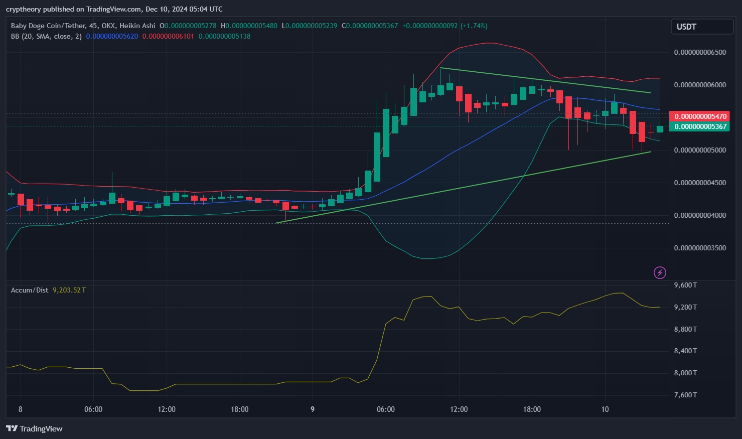 Baby Doge Coin Price Analysis – December 10, 2024: The Pup That’s Ready to Bark or Nap